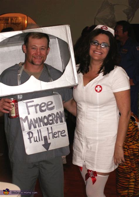 diy nurse outfit|free mammogram costume.